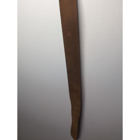 Justin made in USA soft golden brown leather belt 42 - Picture 7 of 9